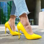 Stiletto Neon Amarillo (Horma Chica)