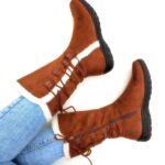 Bota Corta Gamuza Camel