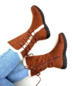 Bota Corta Gamuza Camel