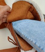 Bota Corta Gamuza Camel - Imagen 2
