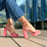 Sandalia Plataforma Rosado Taco Bratz