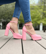Tacon Plataforma Rosado