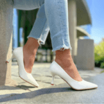 Stiletto Blanco Bajo 6.5 Cm