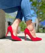 Stiletto Rojo Alto