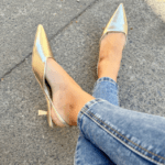 Stiletto Dorado Destalonado 4.5 Cm (Horma Chica)