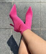 Botin Fucsia Tejido Elástico - Imagen 3