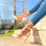 Stiletto Eco Beige Cuerdas