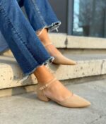 Tacon Beige Flex 3 Cm (Horma Grande)