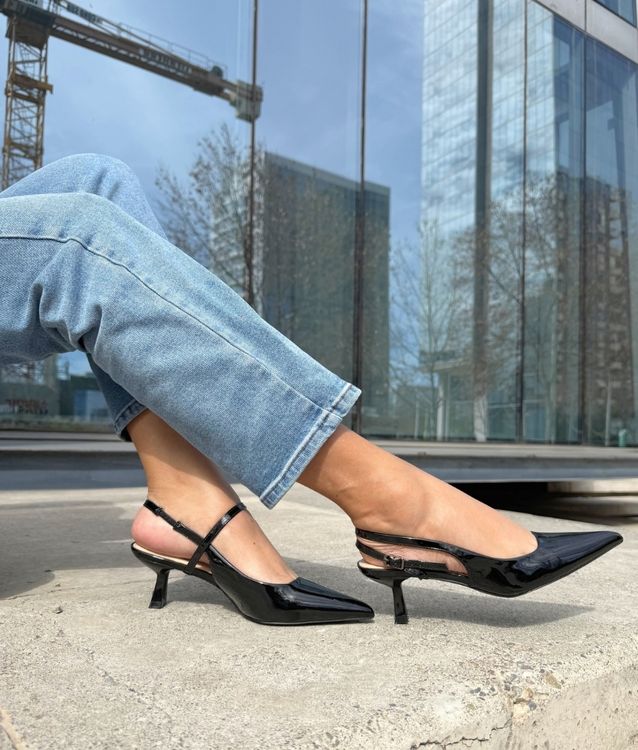 foto producto (1) Stiletto Sara Negro Destalonado 6.5 Cm - Imagen 1