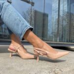 Stiletto Sara Beige Destalonado 6.5 Cm