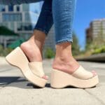 Sandalia Eco Plataforma Beige