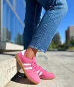 Zapatilla Samba Bajita Fucsia ( horma chica)