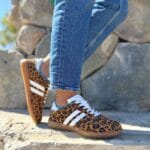 Zapatilla Samba Bajita Leopardo( horma chica)