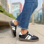 Zapatilla New Samba Negra ( horma chica)