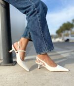 Stiletto Sara Blanco Destalonado 6.5 Cm