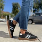 Zapatilla Samba Flex Negra Plateada