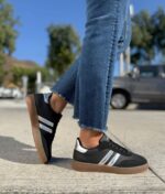 Zapatilla Samba Flex Negra Plateada
