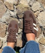 Zapatilla Samba Baja Cafe ( Horma Chica) - Imagen 2