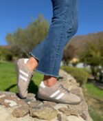 Zapatilla Samba Baja Khaki ( Horma Chica) - Imagen 3