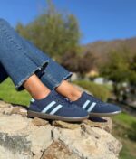 Zapatilla Samba Baja Azul ( Horma Chica) - Imagen 2