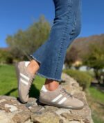 Zapatilla Samba Baja Khaki ( Horma Chica)
