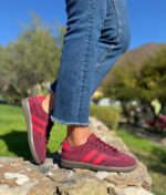 Zapatilla Samba Baja Wine ( Horma Chica)
