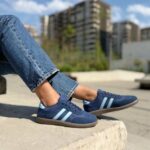 Zapatilla Samba Baja Azul ( Horma Chica)