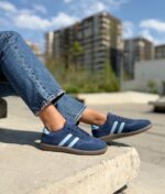 Zapatilla Samba Baja Azul ( Horma Chica)