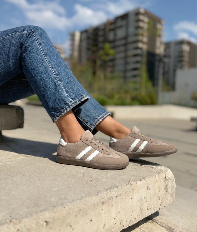 foto producto (2) Zapatilla Samba Baja Khaki ( Horma Chica) - Imagen 1