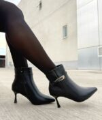 Botin Eco Hebilla Negro 6.5 Cm