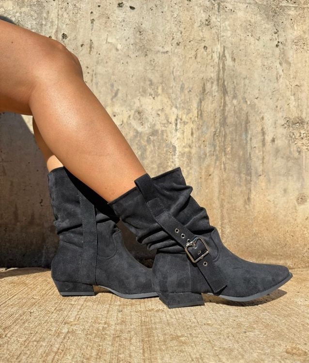 foto producto (2) Botin Bajo Negro 3 Cm - Imagen 1