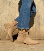 Botin Bajo Caqui 3 Cm - Imagen 2