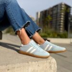 Zapatilla Samba Baja Celeste (Horma Chica)