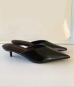 Stiletto Puntilla Negro 4,5 Cm - Imagen 3