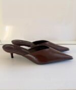 Stiletto Puntilla Café Cholocate 4,5 Cm - Imagen 3