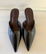 Stiletto Puntilla Negro 4,5 Cm - Imagen 2