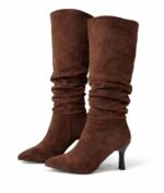 Bota Chocolate Taco Aguja 7.5 Cm - Imagen 2