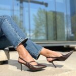 Stiletto Eco Cafe Chocolate 8 Cm