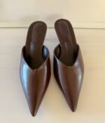 Stiletto Puntilla Café Cholocate 4,5 Cm - Imagen 2