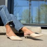 Stiletto Puntilla Blanco Invierno 4,5 Cm