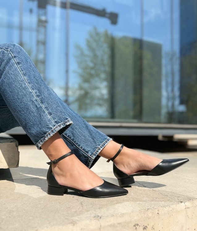 foto producto (8) Zapato Taco Bajo Negro 2.5 Cm - Imagen 1