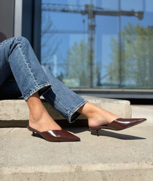 foto producto (9) Stiletto Puntilla Café Cholocate 4,5 Cm - Imagen 1